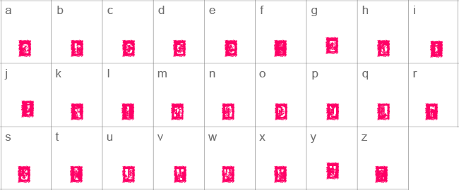 1 DIMENCION Regular Lower Case