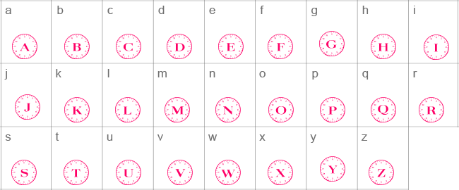 101 Compass Lower Case