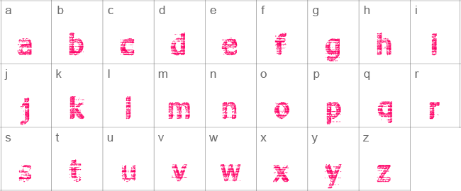 3D Noise Lower Case