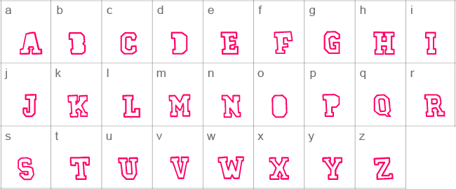 78 skate outline Lower Case