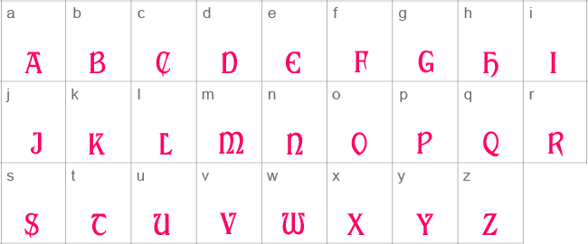 Cabaletta Lower Case