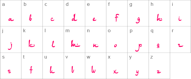 DS Arabic Lower Case