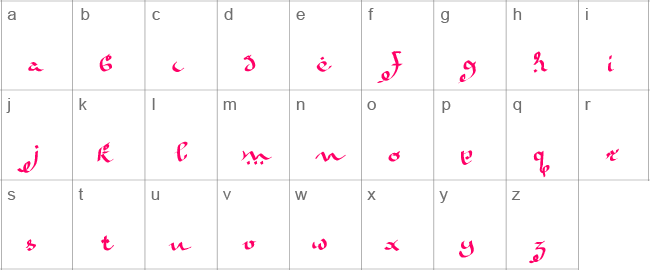 KaraBenNemsi Lower Case