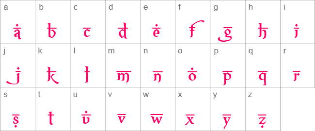 XXII ARABIAN ONENIGHTSTAND Bold Lower Case